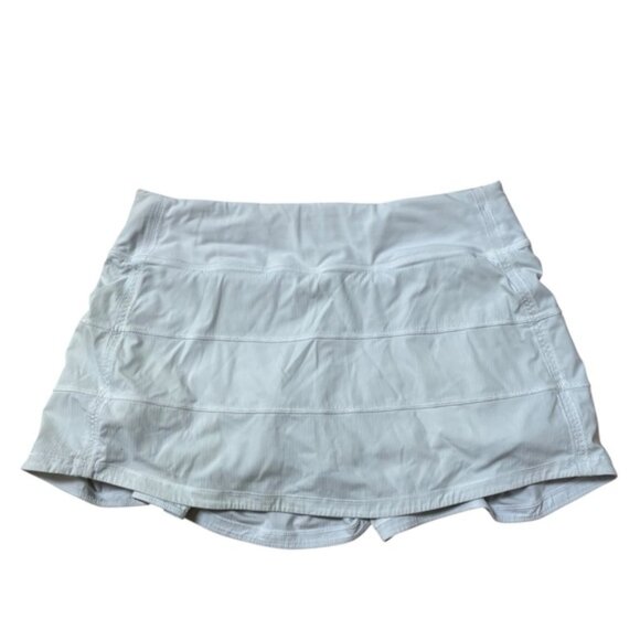 Lululemon Pace Rival Skirt White Size 6 - Picture 1 of 5